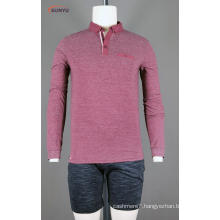 Men's long sleeve polo t-shirt